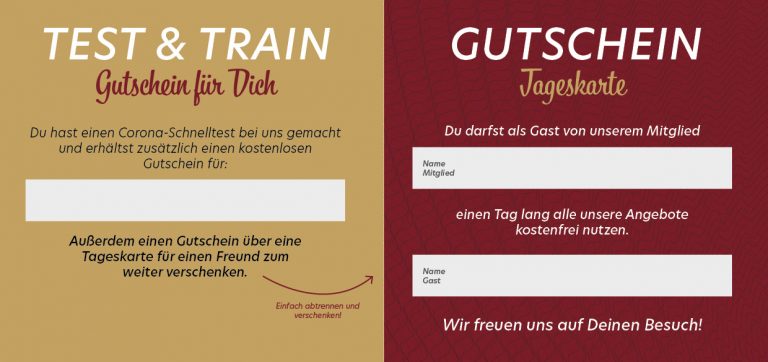 Gutschein Test & Train